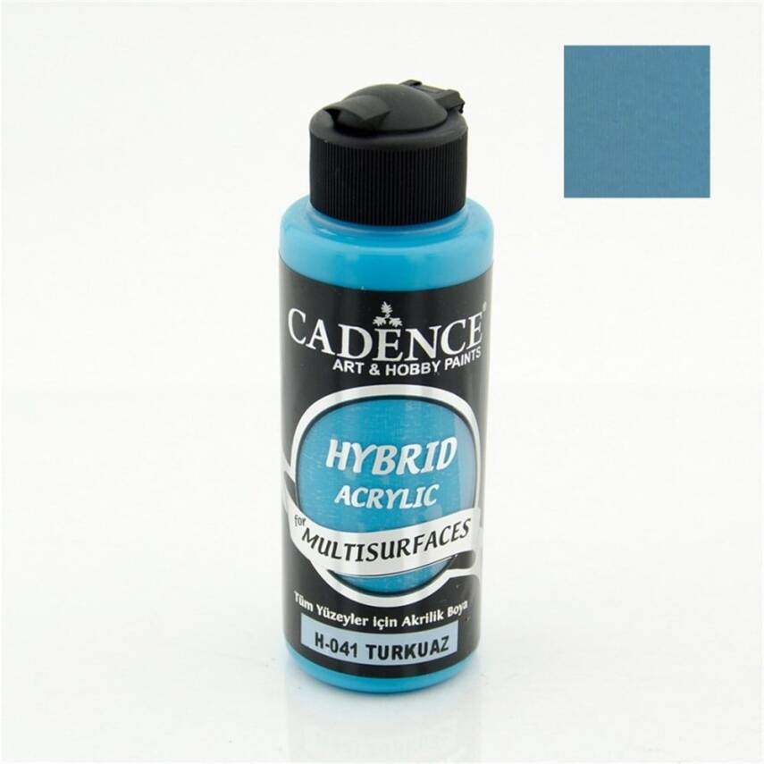 Cadence Hybrid Multisurface Acrylic Paint 120 ml H041 Turquoise - 2