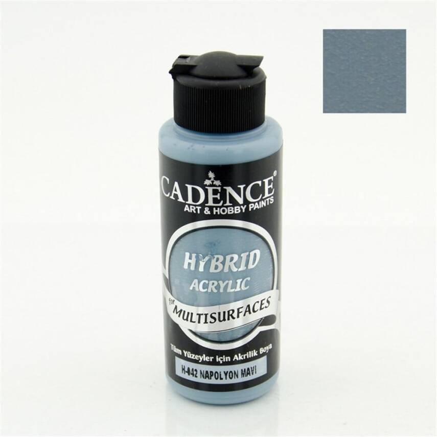 Cadence Hybrid Multisurface Acrylic Paint 120 ml H042 Napoleon Blue - 2