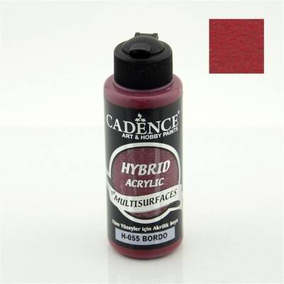 Cadence Hybrid Multisurface Acrylic Paint 120 ml H055 Claret Red