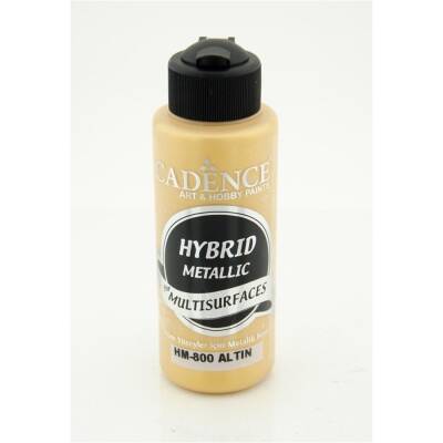 Cadence Hybrid Multisurface Acrylic Paint 120 ml HM800 Metallic Gold