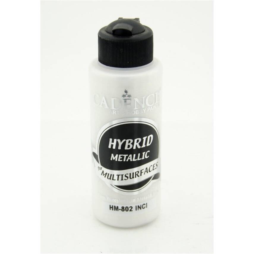 Cadence Hybrid Multisurface Acrylic Paint 120 ml HM802 Metallic Pearl - 1