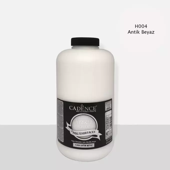 Cadence Hybrid Multisurface Acrylic Paint 2000 ml H004 Antique White - 1