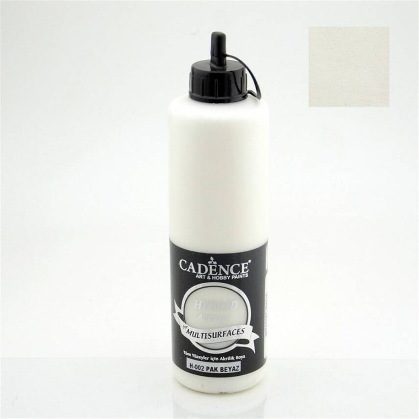 Cadence Hybrid Multisurface Acrylic Paint 500 ml H002 Pure White - 1