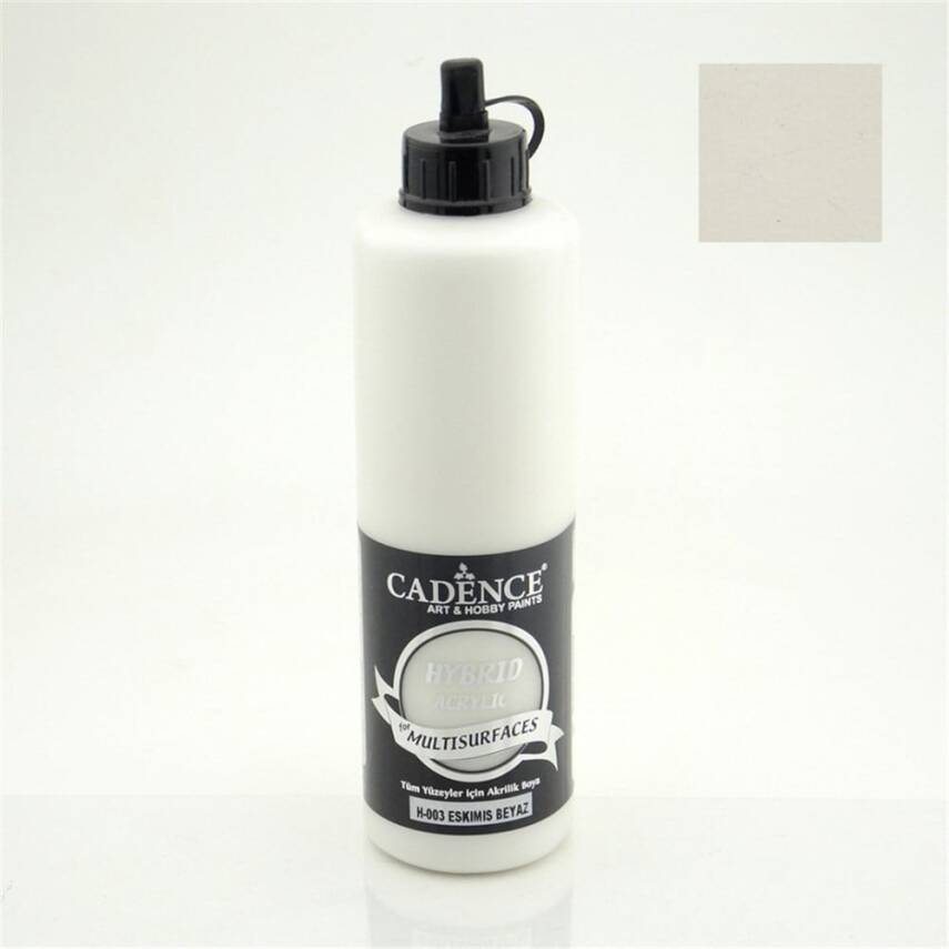 Cadence Hybrid Multisurface Acrylic Paint 500 ml H003 Aged White - 1
