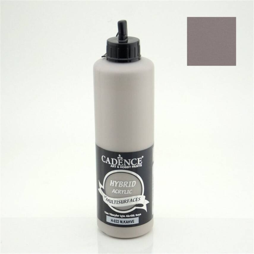 Cadence Hybrid Multisurface Acrylic Paint 500 ml H022 M. Brown - 1