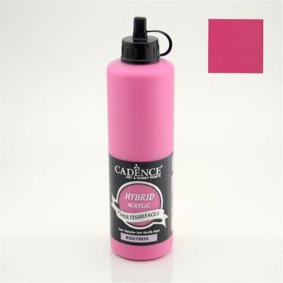Cadence Hybrid Multisurface Acrylic Paint 500 ml H025 Fuchsia