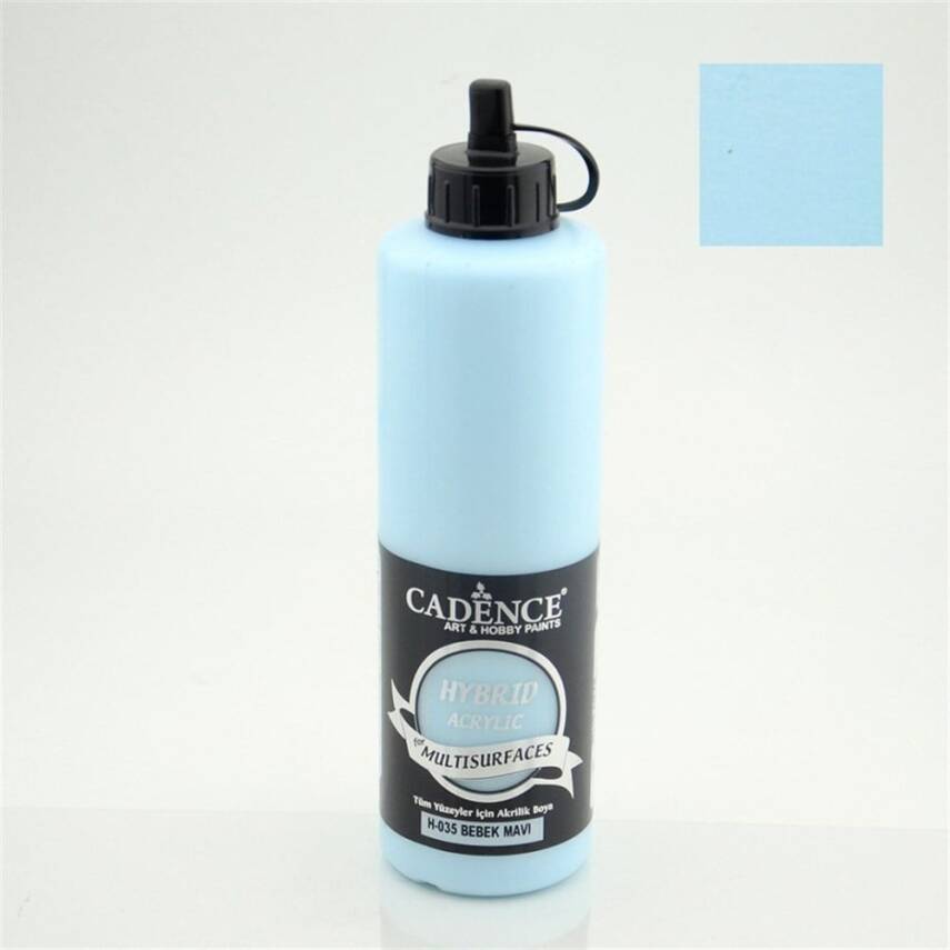 Cadence Hybrid Multisurface Acrylic Paint 500 ml H035 Baby Blue - 2