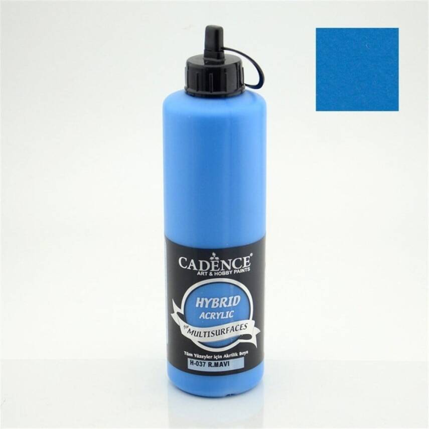 Cadence Hybrid Multisurface Acrylic Paint 500 ml H037 R. Blue - 2