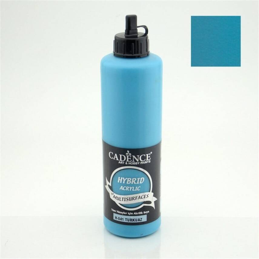 Cadence Hybrid Multisurface Acrylic Paint 500 ml H041 Turquoise - 1