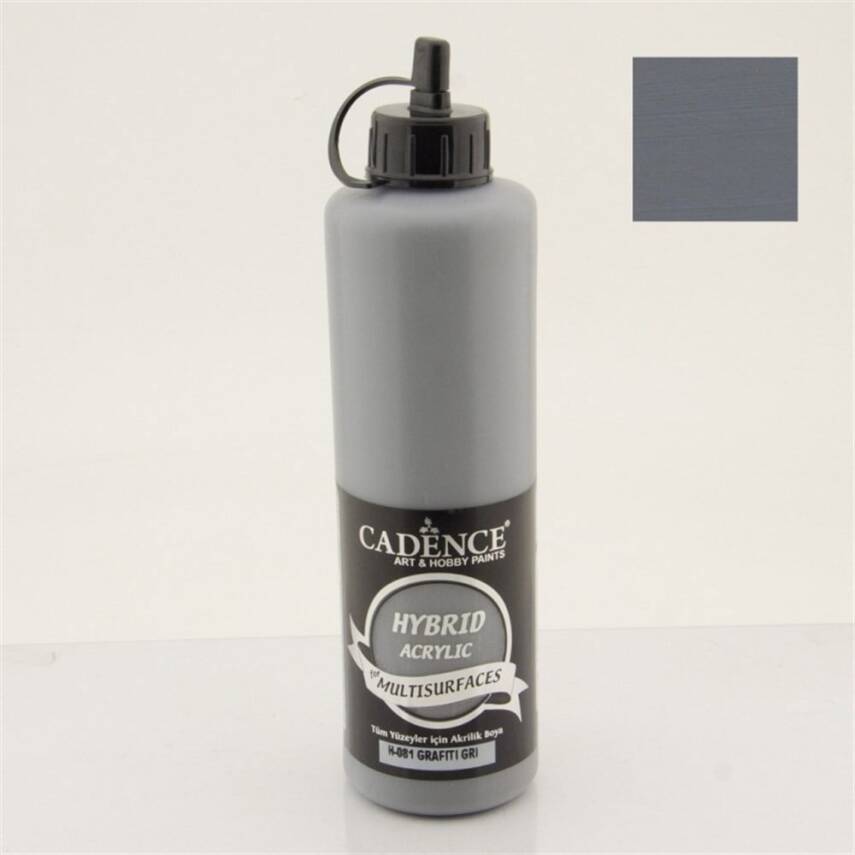 Cadence Hybrid Multisurface Acrylic Paint 500 ml H081 Grafiyi Gray - 1