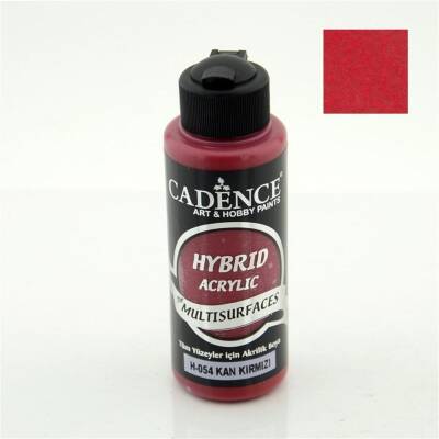 Cadence Hybrid Multisurface Akrilik Boya 120 ml H054 Kan Kırmızı
