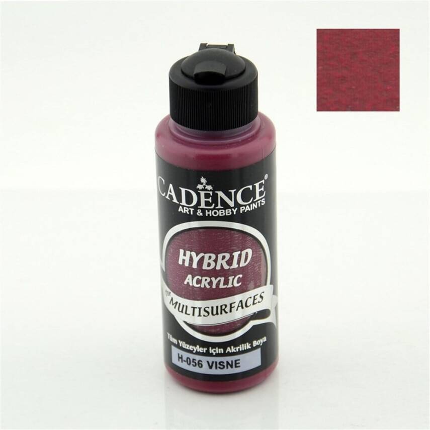 Cadence Hybrid Multisurface Akrilik Boya 120 ml H056 Vişne - 2