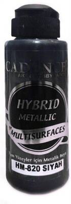 Cadence Hybrid Multisurface Akrilik Boya 120 ml HM820 Metalik Siyah