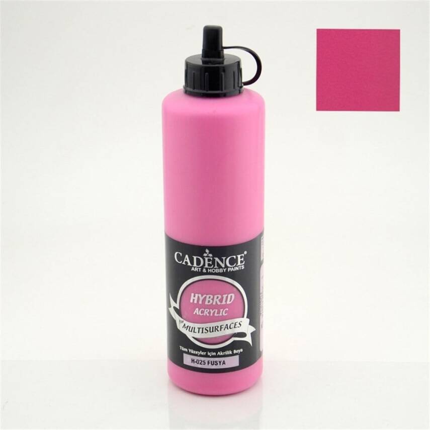 Cadence Hybrid Multisurface Akrilik Boya 500 ml H025 Fuşya - 1