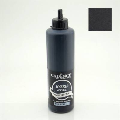Cadence Hybrid Multisurface Akrilik Boya 500 ml H060 Siyah