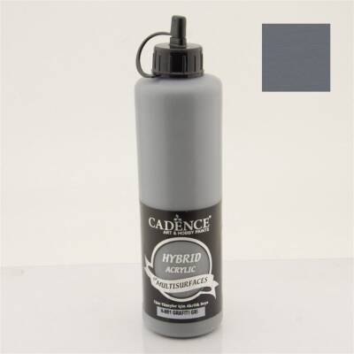 Cadence Hybrid Multisurface Akrilik Boya 500 ml H081 Grafıyı Grı
