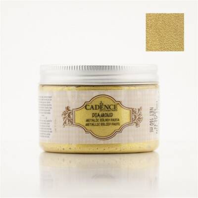 Cadence Metalik Rölyef Pasta Altın 150 ml