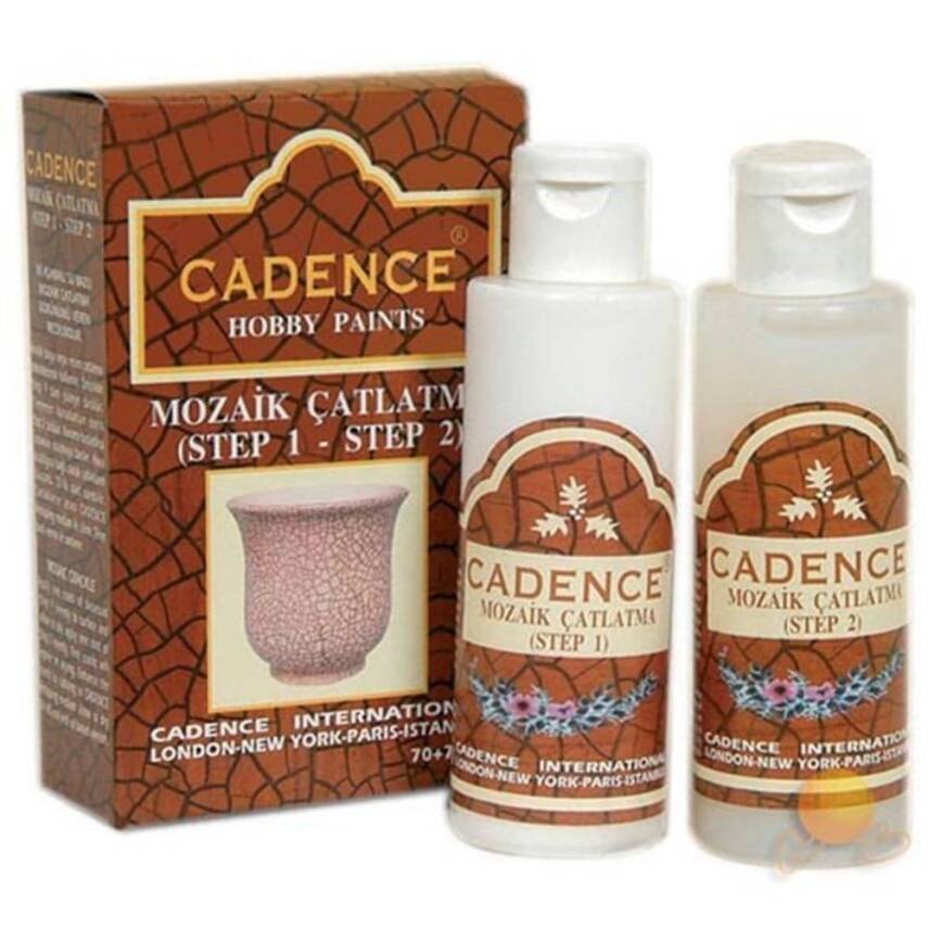 Cadence Mozaik Çatlatma Vernik 70+70ml - 1