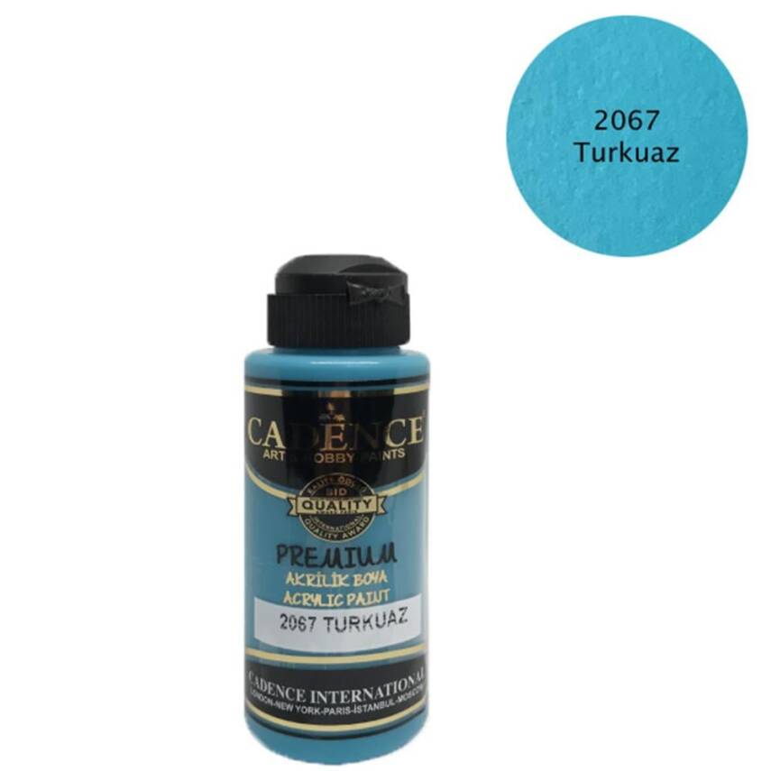 Cadence Premium Acrylic Paint 120ml 2067 Turquoise - 1