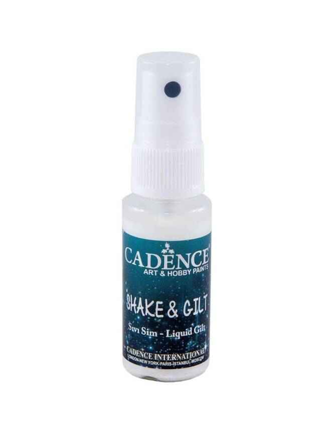 Cadence Shake & Gilt Liquid Glitter Silver 25 ml - 1