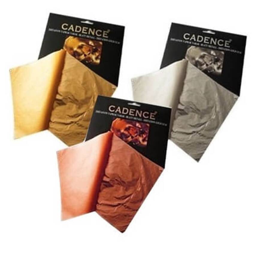 Cadence Silver Leaf Foil 16X16 25 Sheets - 1