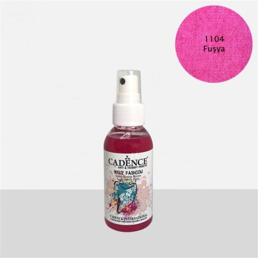 Cadence Spray Fabric Paint 100 ml Fuchsia 1104 - 1