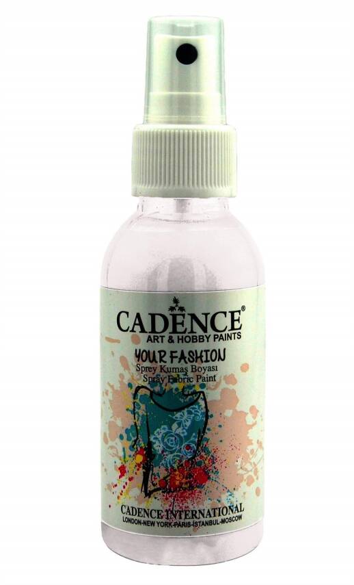 Cadence Spray Fabric Paint 100 ml White 1100 - 1