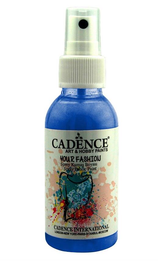 Cadence Sprey Kumaş Boyası 100 ml Sea Blue 1109 - 1