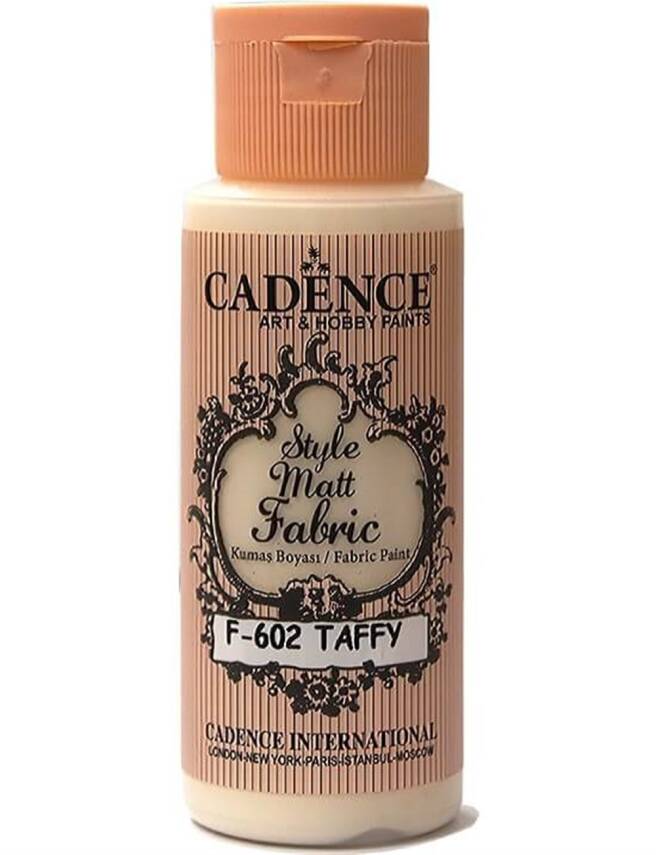 Cadence Style Matt Kumaş Boyası 59 Ml 602 Taffy - 1