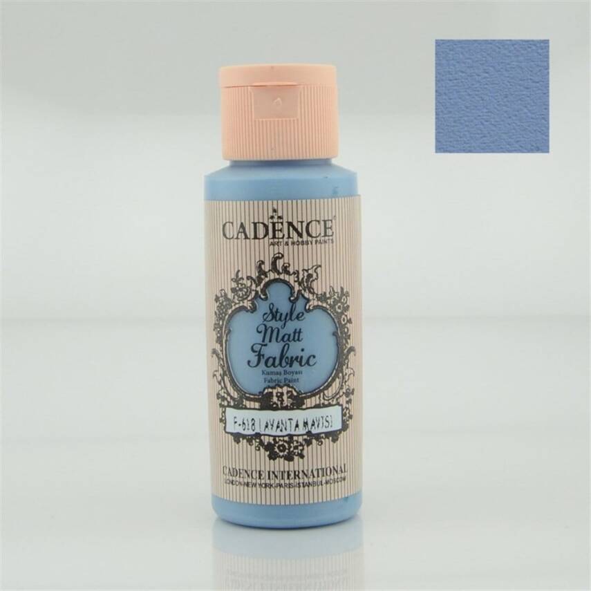 Cadence Style Matt Kumaş Boyası 59 ml 618 Lavanta Mavisi - 1