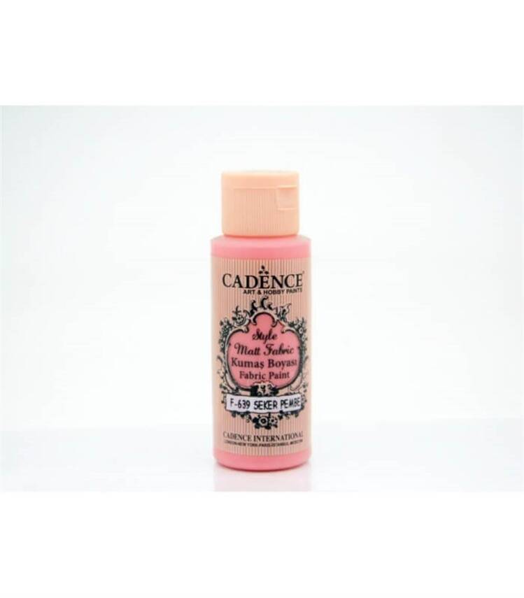 Cadence Style Matt Kumaş Boyası 59 Ml 639 Şeker Pembe - 1
