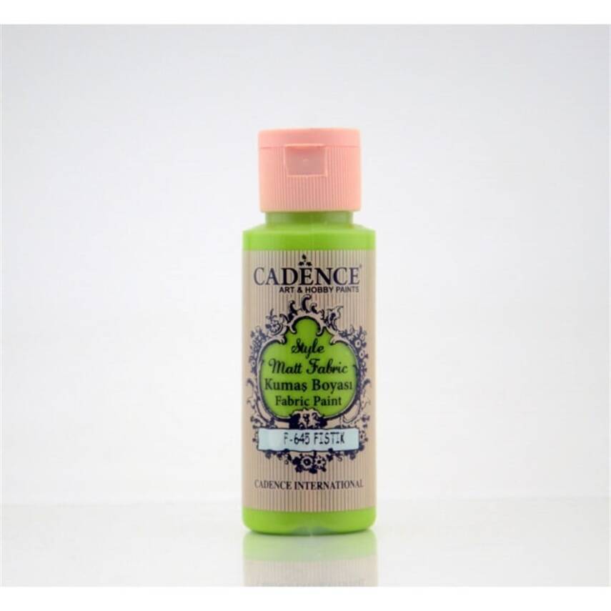 Cadence Style Matt Kumaş Boyası 59 Ml 645 Fıstık - 1