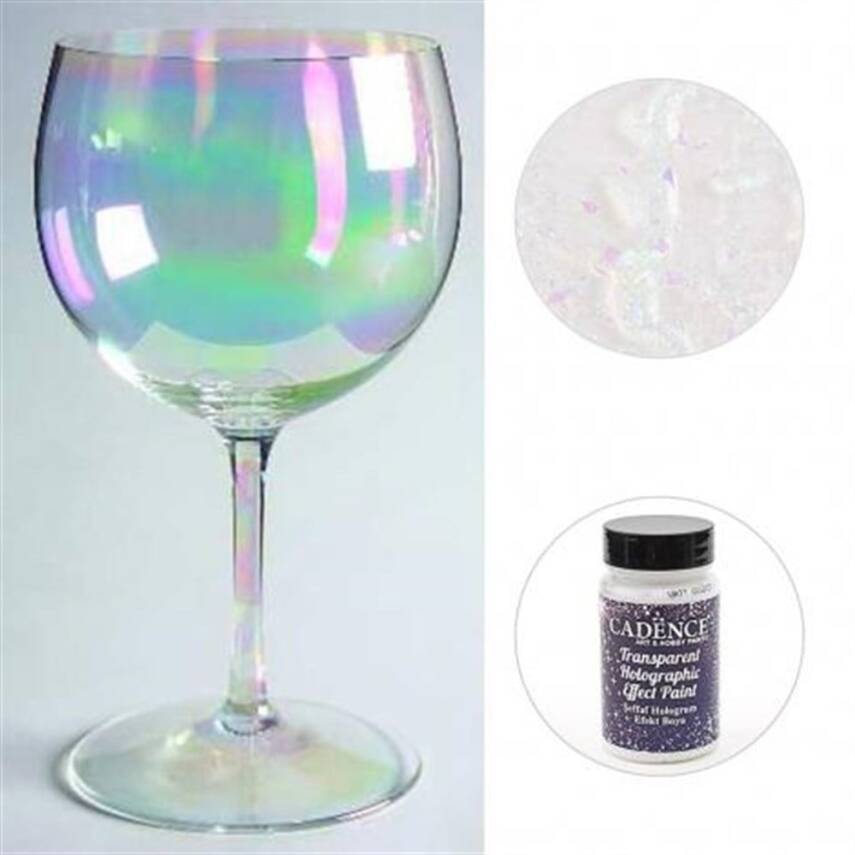 Cadence Transparent Hologram Effect Paint-90ML - 2