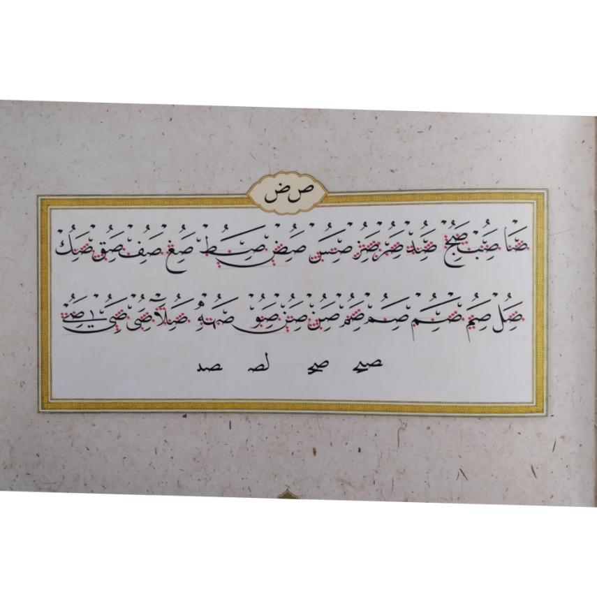 Calligrapher Mehmet Şevki Efendi's Naskh Practice Book - 2