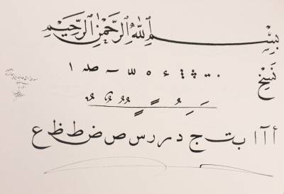 Calligrapher Mustafa Halim Özyazıcı's Meşk Book Paperback - 5