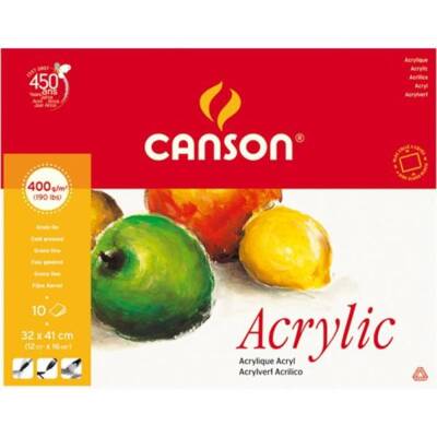 Canson Acrylic Block 32x41cm 400gr 10pages