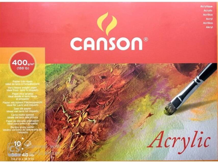 Canson Acrylic Block 36x48cm 400gr 10pages - 2