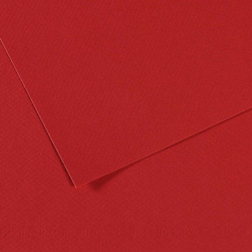 Canson Mi-Teintes Pastel Kağıdı 50x65 160g Red 116 - 1