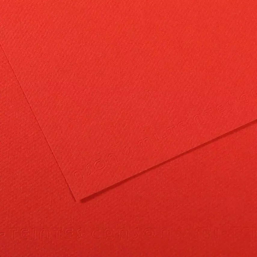 Canson Mi-Teintes Pastel Paper 50x65 160g Popy Red 506 - 1