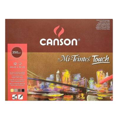 Canson Mi-Teintes Touch Pastel Notebook 350 gr 24x32 cm 12 pages