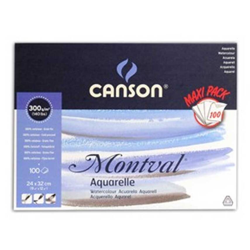 Canson Montval A3 100 pages 300g Watercolor Notebook - 1