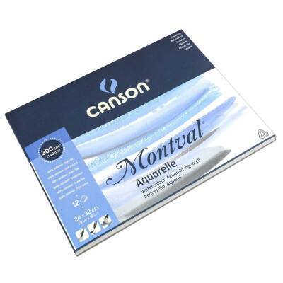 Canson Montval Suluboya Blok Grenli 300 Gr 12 Sayfa 24X32 Cm - 2