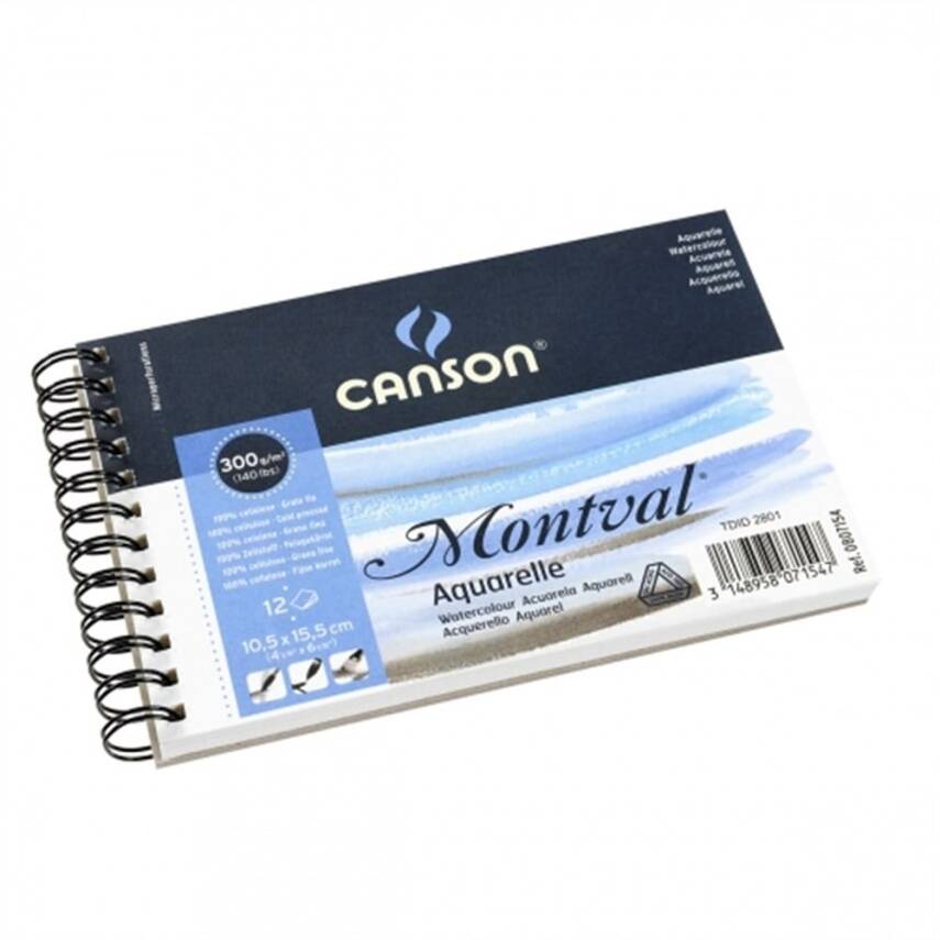 Canson Montval Watercolor Block 10,5x15,5 cm 300 G - 2