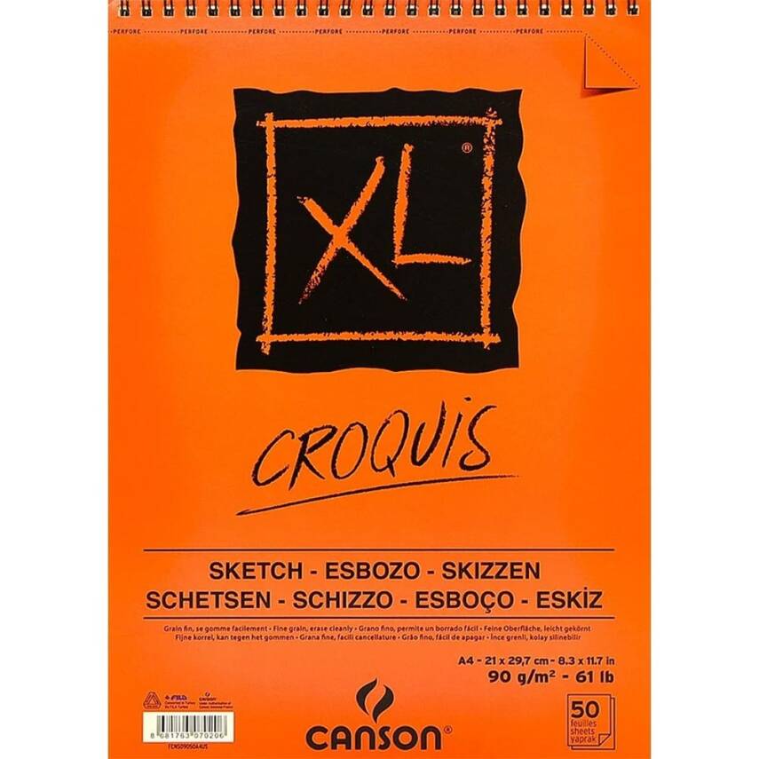 Canson Xl Croquis Eskiz Defteri A4 90gr 50yp - 1