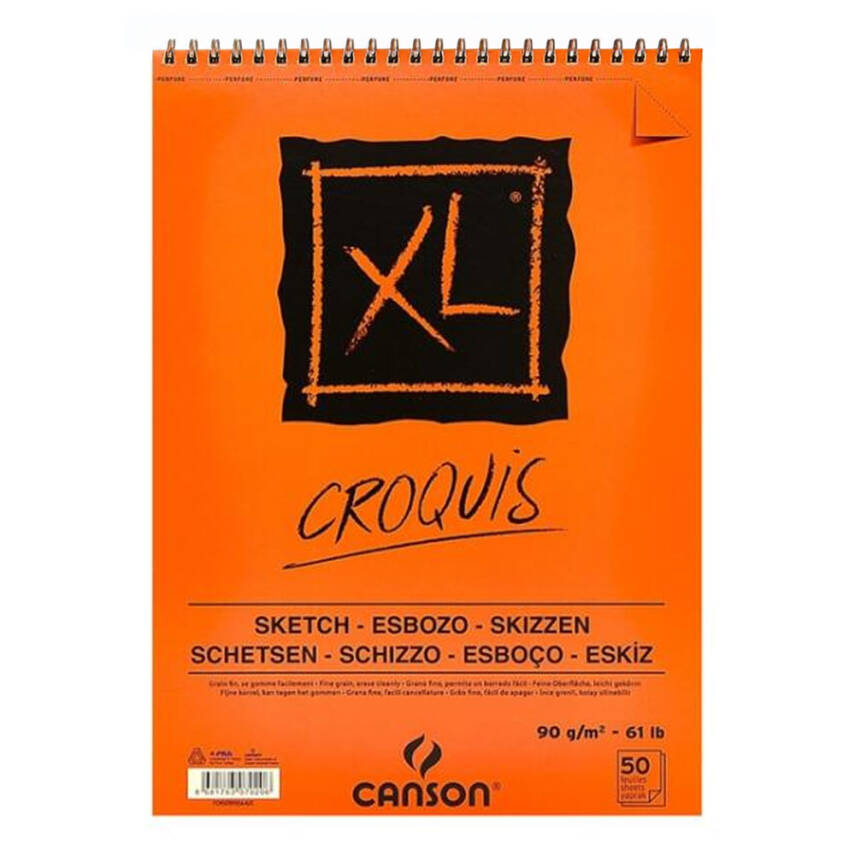 Canson Xl Croquis Sketchbook A5 90gr 50yp - 1