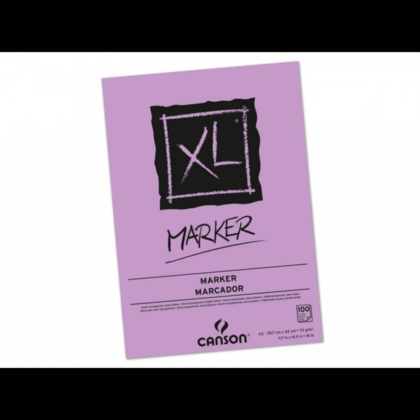 Canson XL Marker Pad A3 70 gr 100 Yp - 1