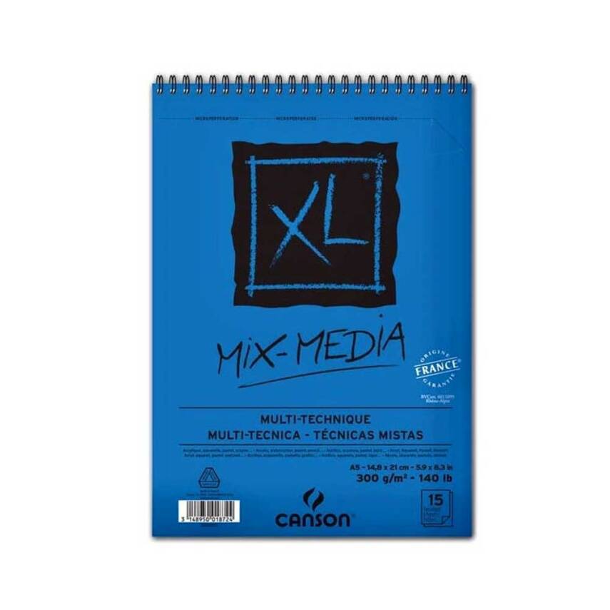 Canson Xl Mix -Media 300 G A5 - 1