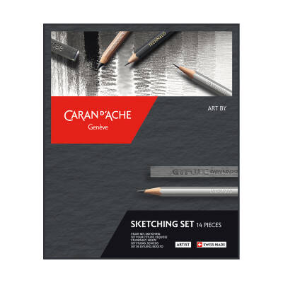 Caran d'Ache Sketching Set, 14 pieces (1)