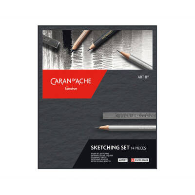Caran d'Ache Sketching Set, 14 pieces