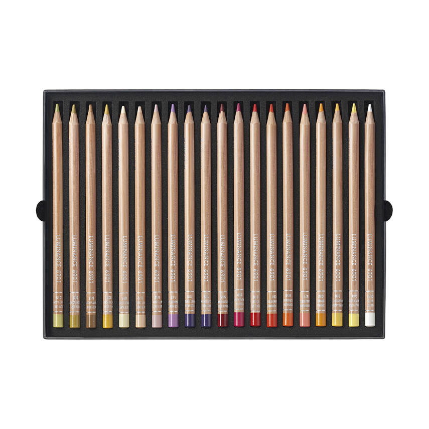 Caran d'Ache Luminance 6901 Kuru Boya Kalem Seti 40 Renk - 4